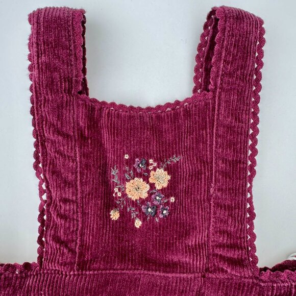 Jamie Kay NWT Corduroy Pinafore | Deep Purple | 2Y - Picture 3 of 7